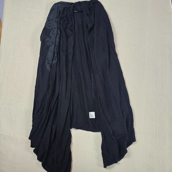 Romeo & Juliet Couture Women's Large Graphic Cardigan Sweater Size Small - Picture 9 of 12